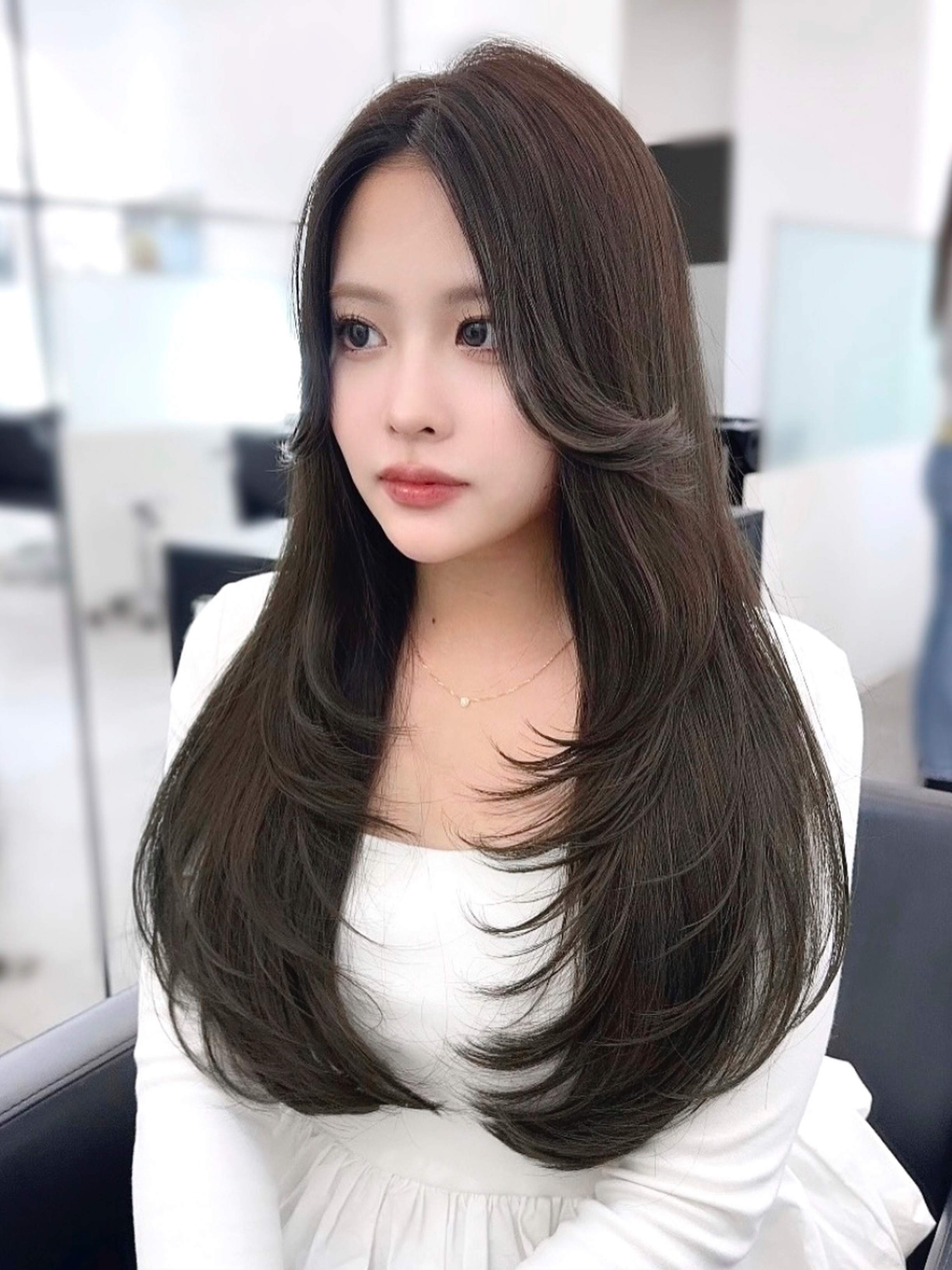 CUTでつくるTREND韓国レイヤーカット💎